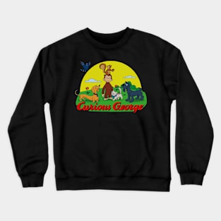 Curious George new 9 Crewneck Sweatshirt